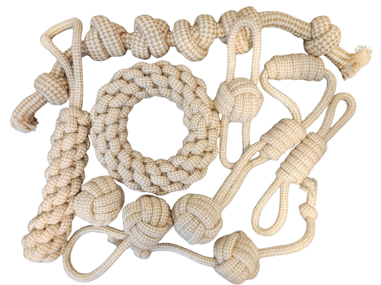 Hemp & Cotton Rope Dog Toys
