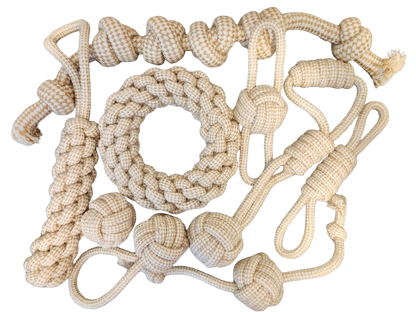 Hemp & Cotton Rope Dog Toys