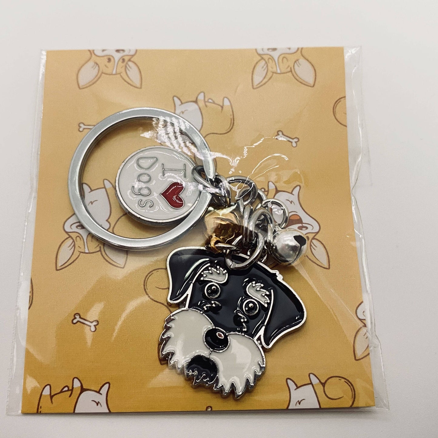 Dog Lover Enamel Keychain